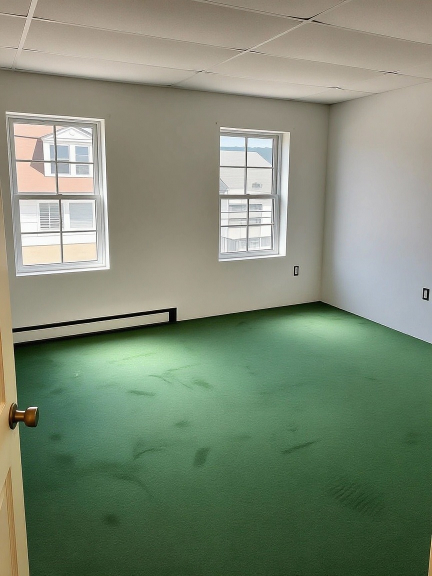 Bright room after AI photo editing service - enhanced lighting and upscaled quality using artificial intelligence