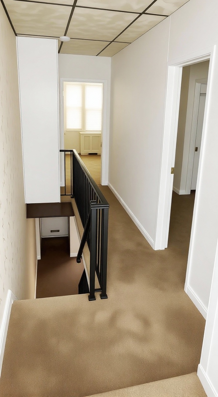 Bright apartment building after